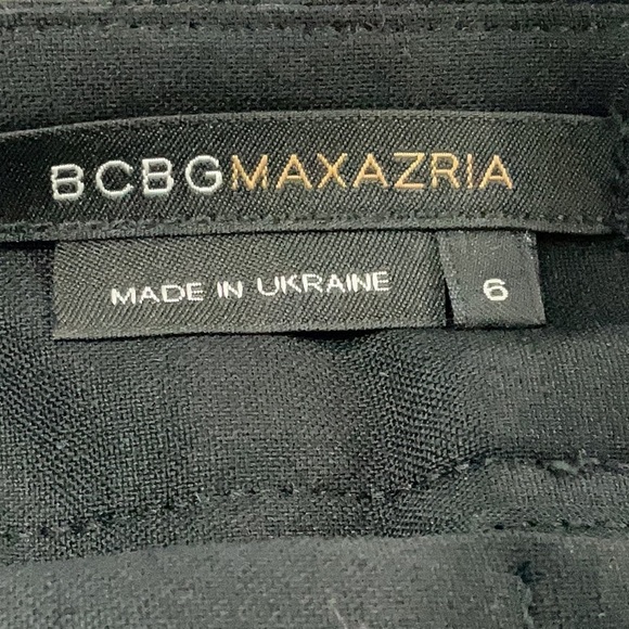 BCBGMAXAZRIA Wool Classic Black Knee Length Midi Pencil Skirt Women’s Size 6 S - Picture 5 of 7